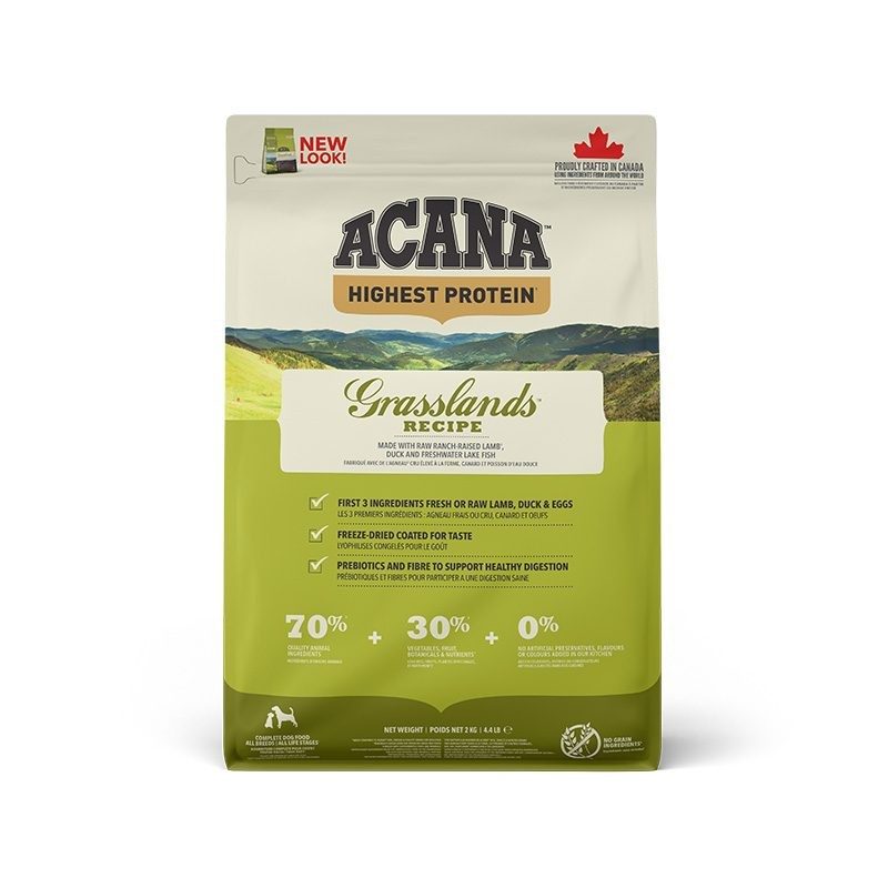 Acana cheap grasslands 2kg