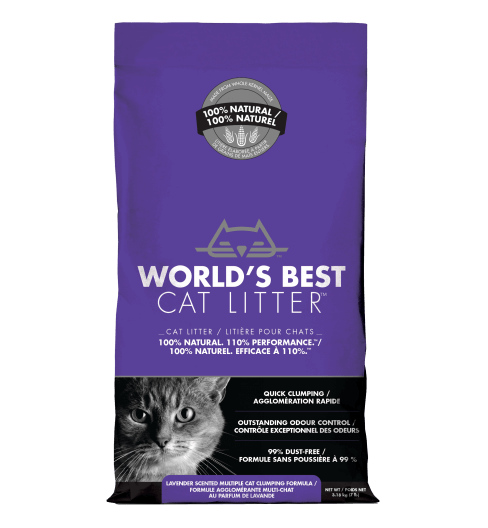 World's Best Cat Litter - Scented Multi Cat Formula | 3.18kg