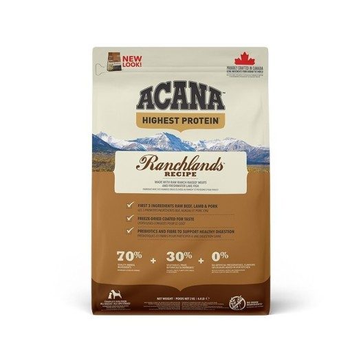 Acana Highest Protein Ranchlands Dog Recipe | 2kg