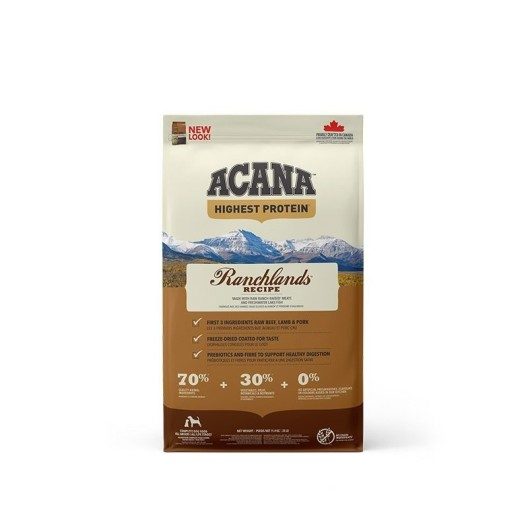 Acana Highest Protein Ranchlands Dog Recipe | 11.4kg