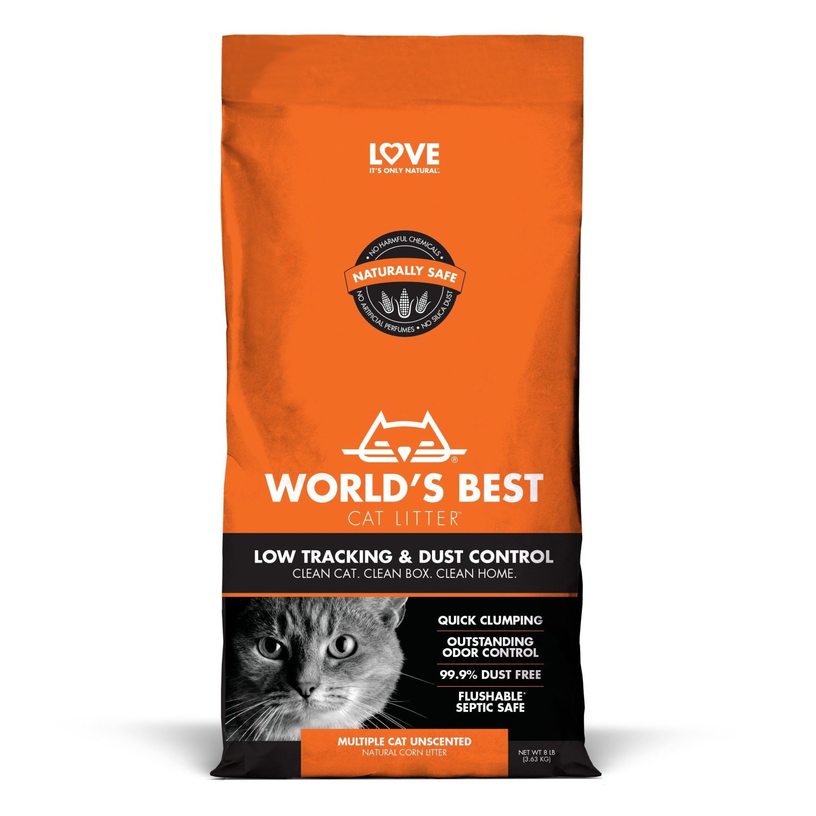 World s Best Cat Litter Low Tracking Dust Control 3.63kg