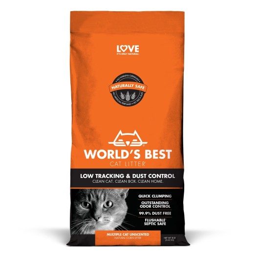 World's Best Cat Litter - Low Tracking & Dust Control | 3.63kg