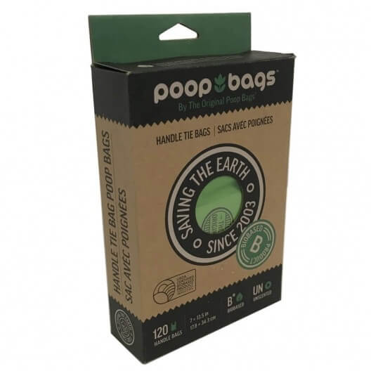 The Original Poop Bags - Handle Tie Waste Bags 120