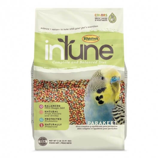 InTune Natural - Parakeet Pellets | 56gm