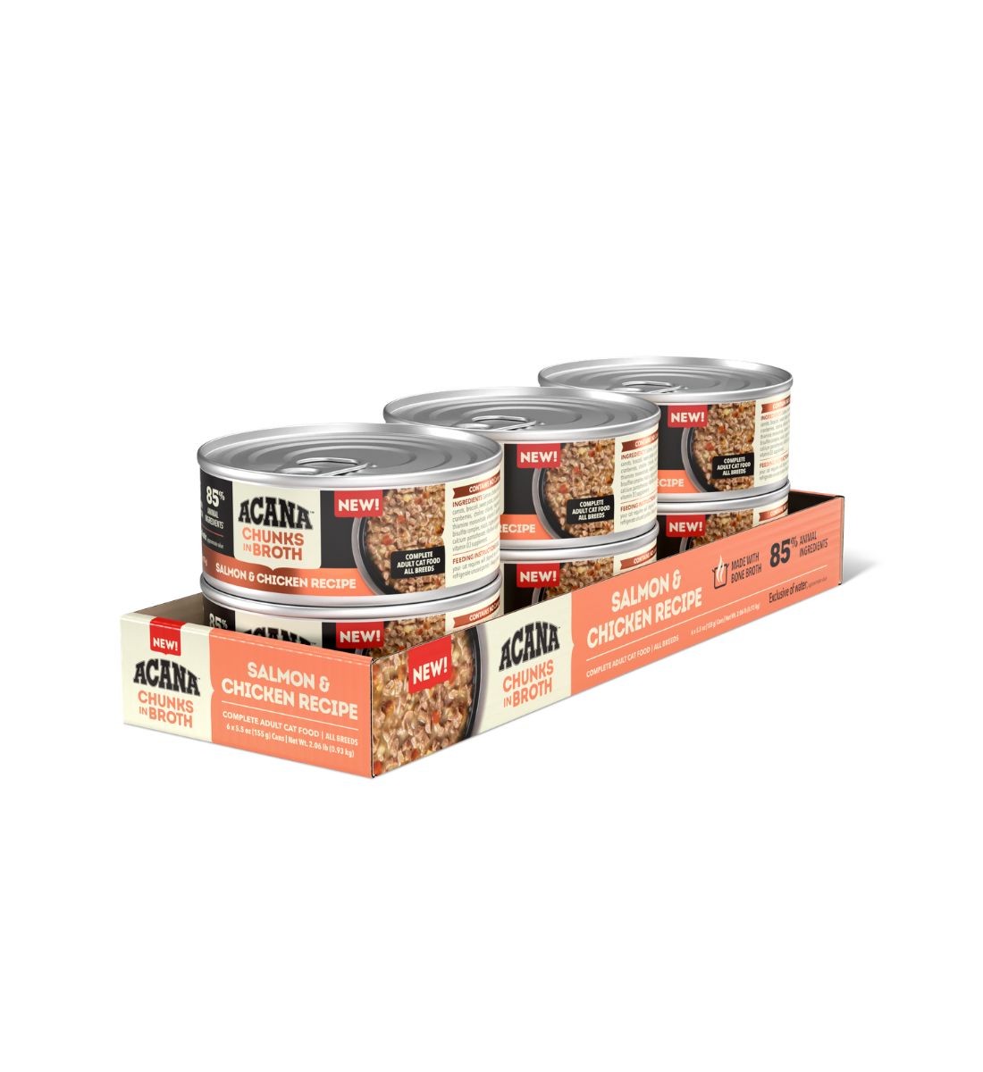 Acana Salmon & Chicken Recipe | 155g x 6