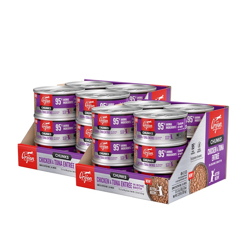 Orijen Kitten Chicken & Tuna Entrée | 85g x 24